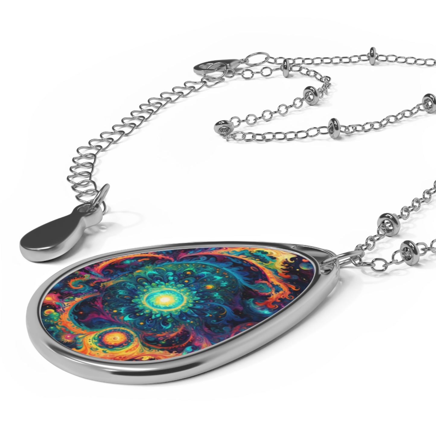 Pendant Necklace - Arcanum Verse, Fractal Eye